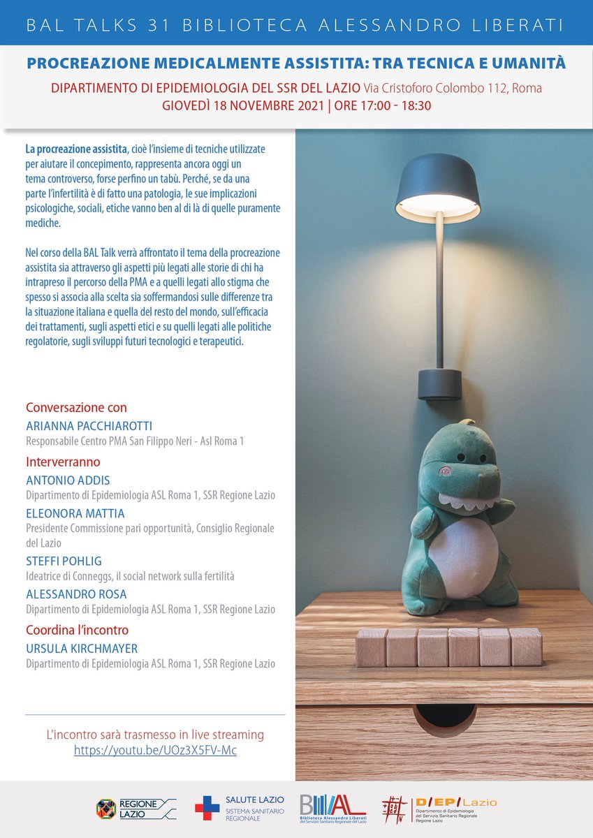 ilpensiero's tweet photo. 📌 Domani 18 novembre, dalle ore 17 alle 18.30, ci sarà la BAL TALK “Procreazione medicalmente assistita: tra tecnica e umanità”. Per vedere l'incontro: https://t.co/7XdTTnKKxk

Per un'anticipazione, su @forwardRPM l'intervista a Arianna Pacchiarotti: https://t.co/7lhKKZBoy2 https://t.co/6oydsf9Qfv