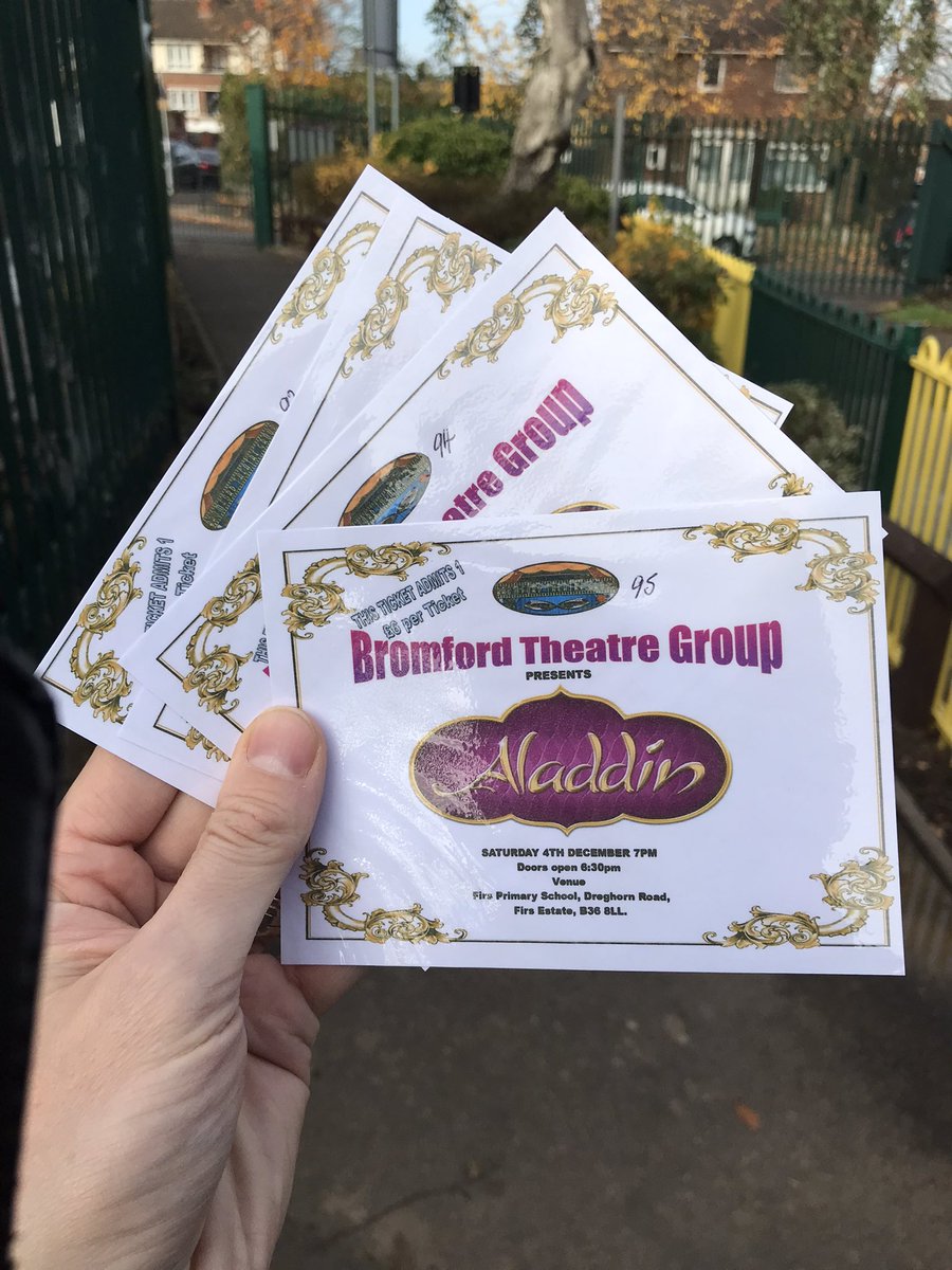 Just bought our @FirsBromford panto tickets from Firs @FirsPrimary. Can’t wait! Have you bought yours yet…?! #itscomingsoon #ohyesitis