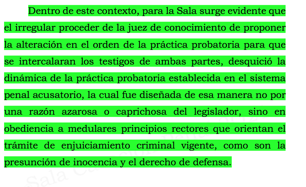 alfesac's tweet photo. DERECHO A LA ÚLTIMA PALABRA de la defensa, no es negociable, juez no puede alterar orden de intervención, así las partes estén de acuerdo. No se convalida. Llamado de atención de la CSJ a los jueces: "se abstengan de incurrir en prácticas como la reseñada" https://t.co/0kizIubBPy