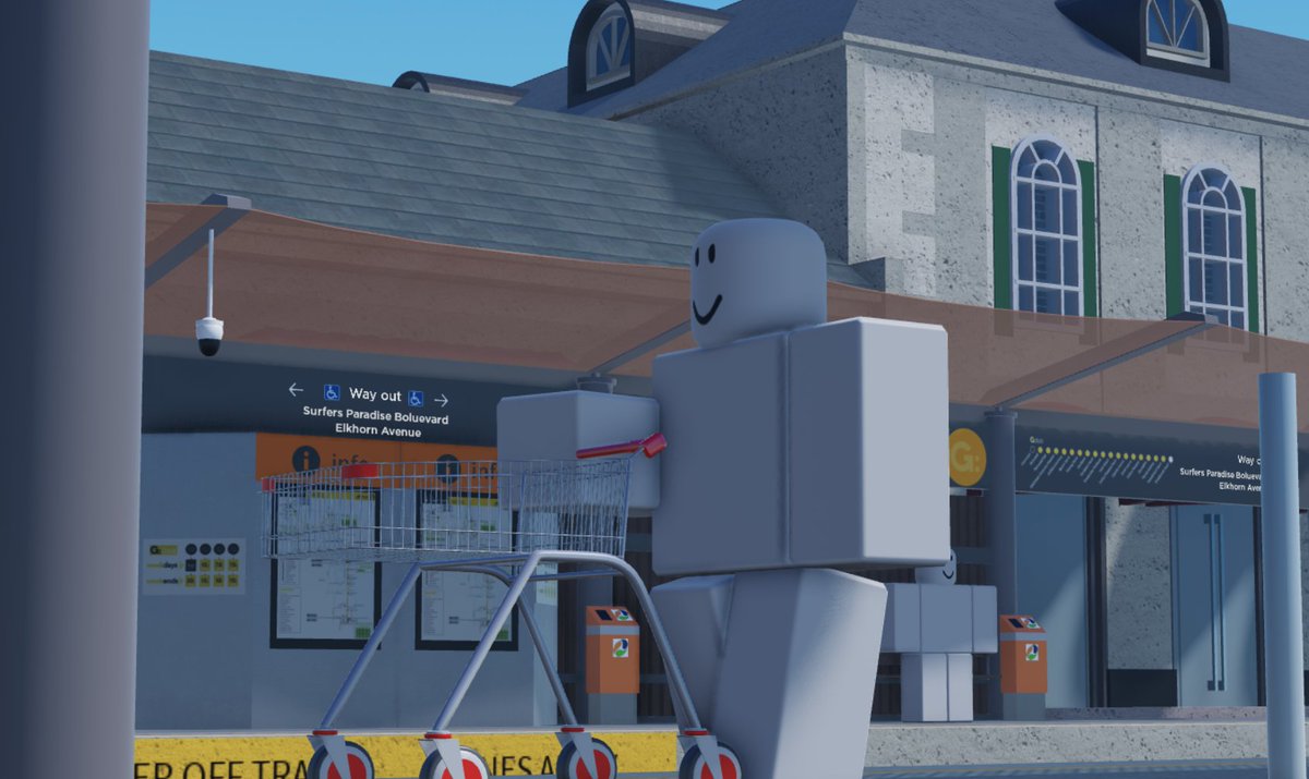 #RobloxDev 
#Roblox Blender built Coles Trolley lol