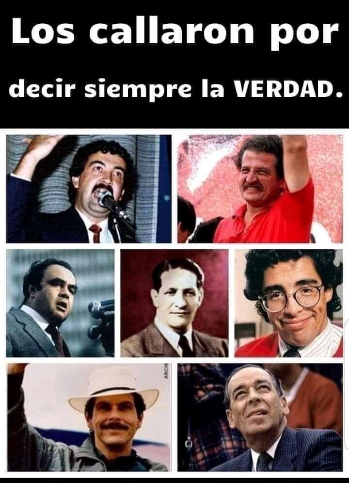 Por decirles las verdades a los políticos corruptos bandidos Paramilitares de este país ,no estar de acuerdo y pensar como ellos: los ASESINARON A SANGRE FRÍA....Que desgracia  de país y los gobierno que nos han gobernado por muchos años