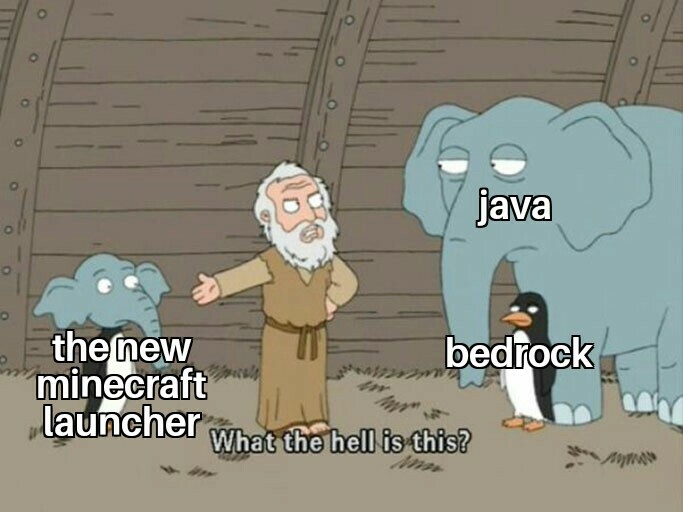 Damm the new minecraft launcher is useless