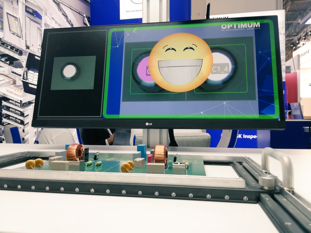 OptimumGmbh's tweet photo. ONTOUR 🚗
Mahlzeit @productronica ( #prod21 )  der zweite Messetag startet mit mehr Besuchern! 🎉
In Halle B2 Stand 512 finden Sie übrigens unseren #SchlauenKlaus, die #Qualitätssicherung für die #Elektronik #Bestückung und andere manuelle Aufgaben https://t.co/HdqXPZ0kqH