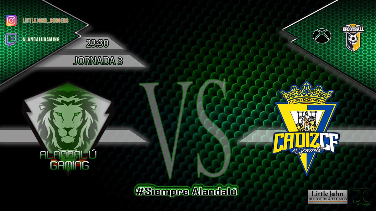 AlandaluGaming's tweet photo. #AlandalúMachday
⚽️Jornada 3 / #TTJ3 / Jornada 3
🏆 @VLG_pro / @PLGeFootBall
🆚 @NasticeSports / @Cadiz_CFESports
📅 17/11/2021
⏰ 23:10 / 23:30
💻https://t.co/bakYXRl1zb
#SiempreAlandalúGaming https://t.co/AXQdPZl2cN