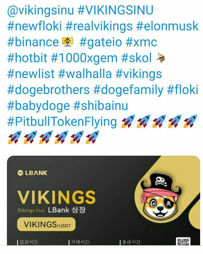 bearvroclenz's tweet photo. @whale_alert @vikingsinu #vikingsinu 👀👀👀👀🚀🚀🚀🚀💵💵💵💵🚀🚀🚀🚀👀👀👀👀 https://t.co/jL5MoDxDFI
