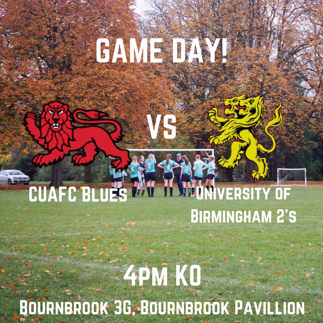 Game day for the Blues! #BUCS