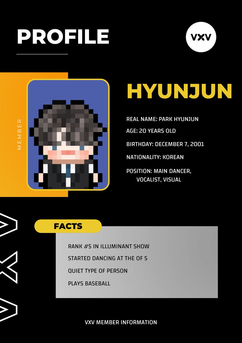 vxv_offc's tweet photo. VXV MEMBER PROFILE

박현준 HYUNJUN

#VXV_HYUNJUN https://t.co/6n3hbZCOZe