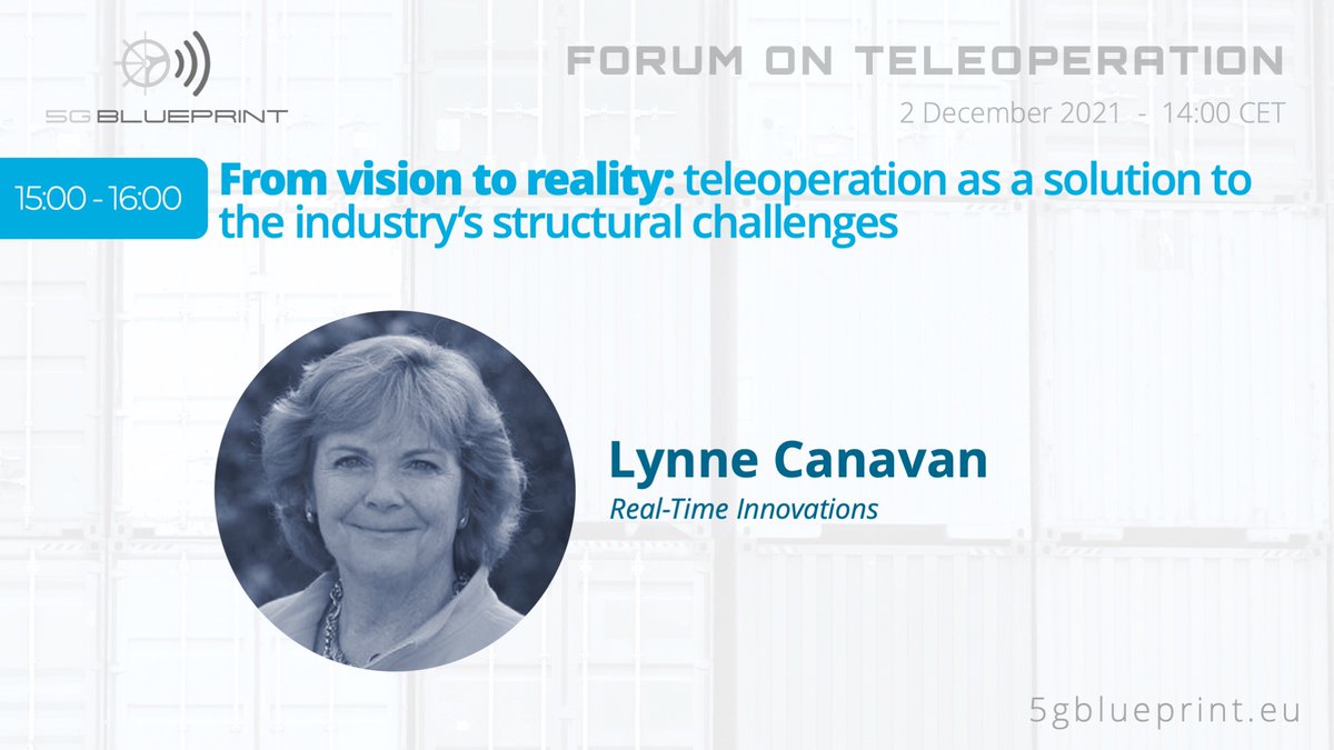 5G_Blueprint's tweet photo. Could #teleoperation be the answer to the industry's structural challenges?🚛🚚 We'll discuss that on December 2 during a panel discussion featuring @lfcanavan of @rti_software. We start at 2PM CET (8AM EST). You can register for free here👇
https://t.co/AyN4vyWKF8
#5GBPevent https://t.co/ETptr2WvXt
