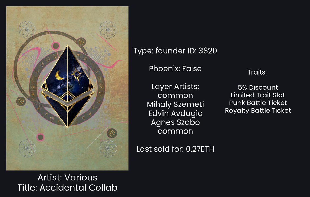 ethercardsbot's tweet image. EC 3820 just sold for 0.27ETH ($1121.29) explorer.ether.cards/#/founder/3820 opensea.io/assets/0x97ca7… #ethercards