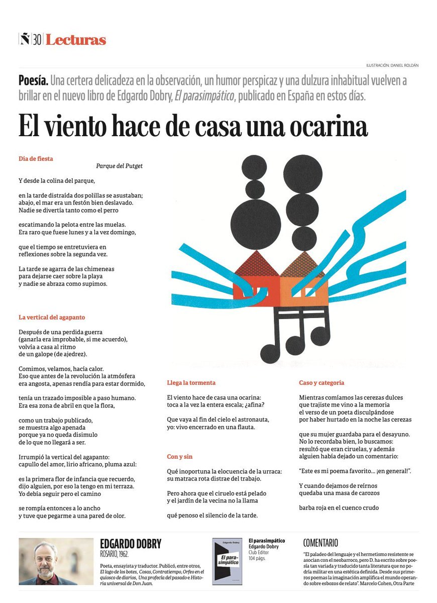 elclubeditor's tweet photo. La setmana que ve presentem #ElParasimpático a Barcelona, poemari que aviat farà cap a Buenos Aires. @EdgardoDobry és l'inventor dels versos i l'acompanyaran a @laietana Víctor Obiols i Xènia Dyakonova https://t.co/HaA29ikDHd
