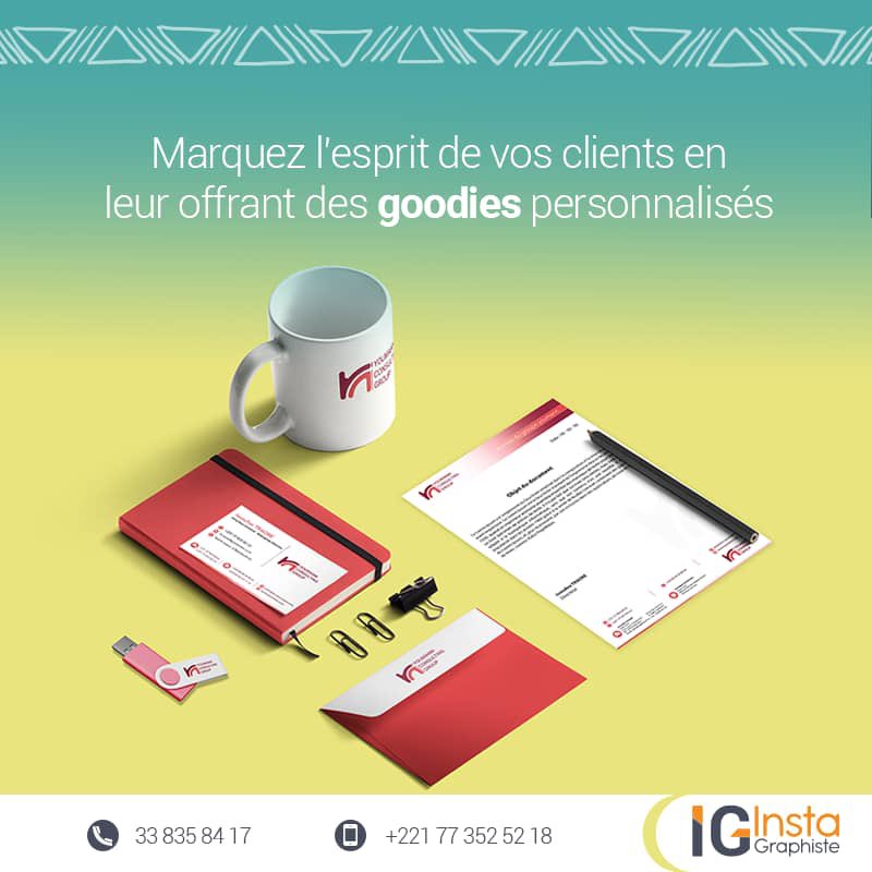 InstaGraphiste's tweet photo. Les petites attentions font plaisir à tout le monde. 😊😍

Renforcez l’image de votre marque avec des goodies personnalisés.
👇🏾 https://t.co/EUmiozljbA