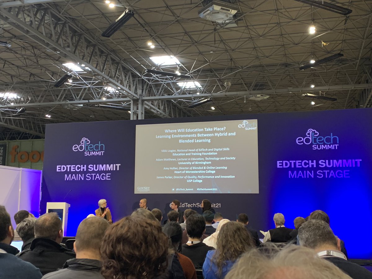 jemtyson's tweet image. Good to be at the #EdTechsummit21 and hearing interesting conversations on subjects like this