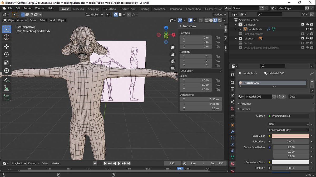 Hezlel's tweet photo. Hello twitter void, forgot I haven't shown you the 3D model of Tubbo that I've been working on. I'm really proud of the progress I've made so far :D
#tubbofanart #blender #3D #3dcharactermodelling #mcyt #dsmp https://t.co/CgcgbSKdrC