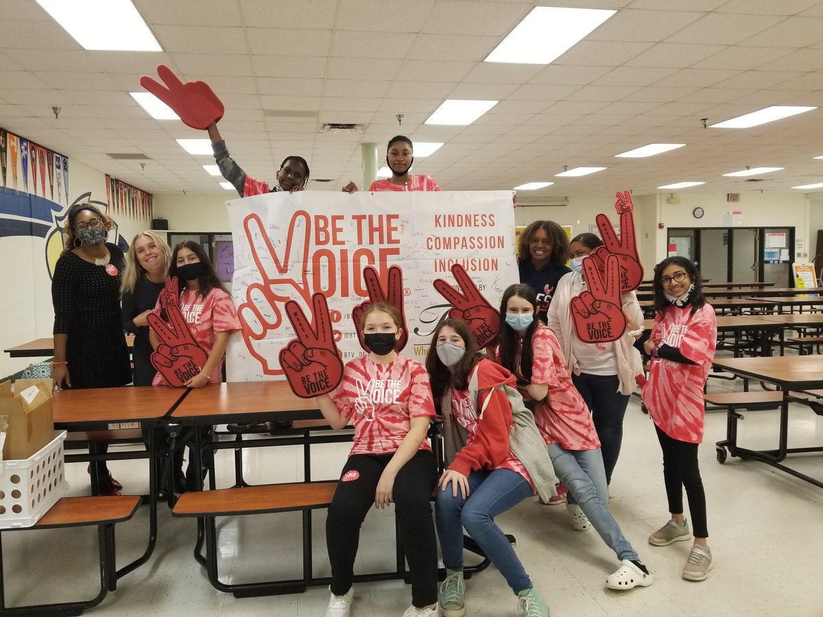 HBMSLeadEagle's tweet image. HBMS Be the Voice club and Student Council leading Inclusivity and Kindness week. @FultonZone5 @FultonCoSchools @HBMS_AP