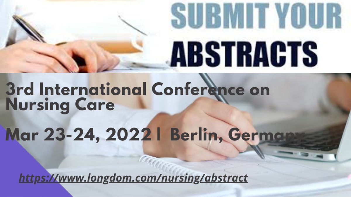 HospitalMedici1's tweet photo. Be a Part of 3rd International Conference on Nursing Care going to be held during Mar 23-24, 2022 at Berlin, Germany

For more details, please visit: https://t.co/malBgwRa9l https://t.co/UOQGRCArpI