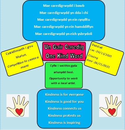 CeredigionCC's tweet photo. We are supporting #AntibullyingWeek.

There is a chance for Ceredigion pupils to take part in a competition to design a new mural on this theme.

Contact laurie.hughes@ceredigion.gov.uk for more information

Advice is also available here:
https://t.co/OVNRNAsRRf https://t.co/DWbfAWTDyA