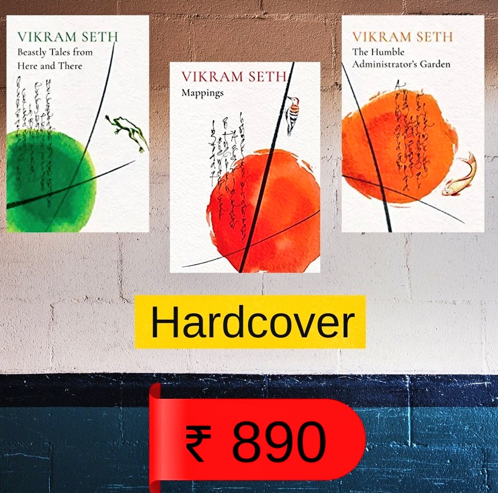 PadhegaIndia_'s tweet image. Six absolutely fabulous books (hardcover) of an author who has made a special place amongst fiction lovers for just ₹1880. Have you read these books of #VikramSeth? What more? 1880 Reading Points &amp;amp; additional benefits if you pay via Padhega India Wallet. DM to get going. 💙💛❤️