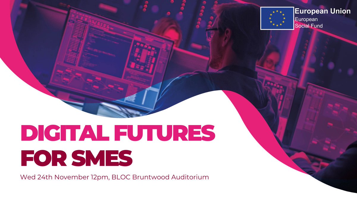 Join us live and in person on Wednesday 24th November at BLOC Bruntwood Auditorium in Manchester to talk all things digital!

Get tickets here: ow.ly/X6sH50GG4yy

#Manchester #Digital #Skills #SME #DigitalFuture #LiveEvent