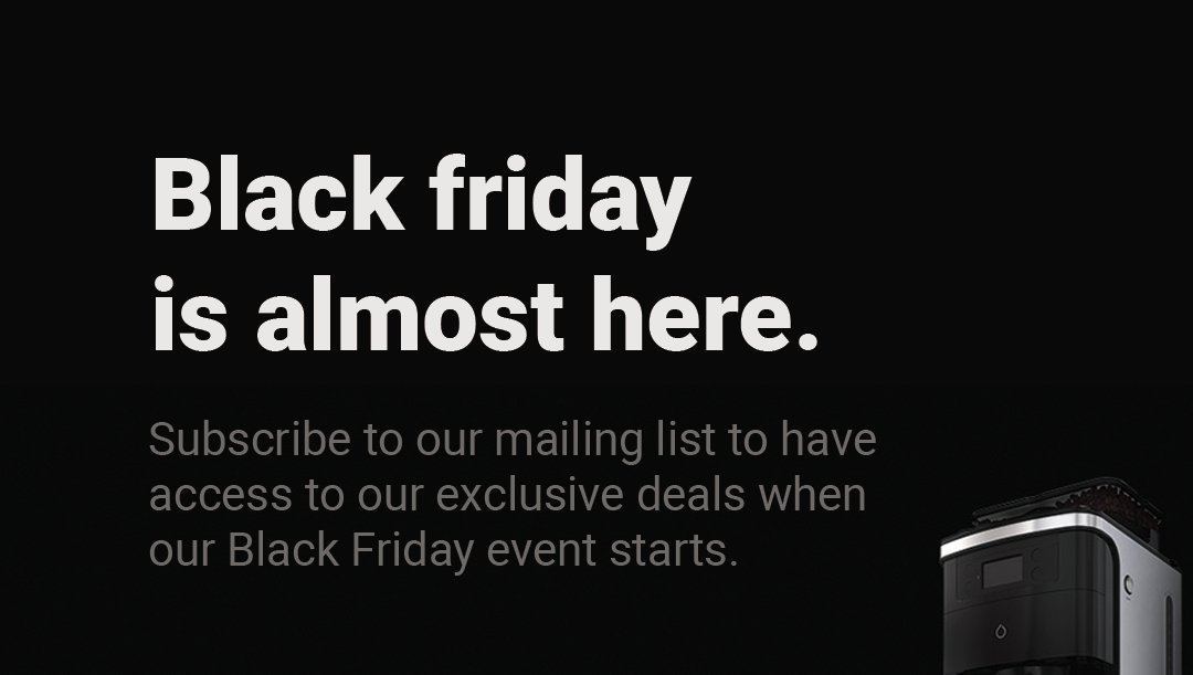Get ready and sign up to our mailing list to be notified when our Black Friday event starts.⁠
⁠
l8r.it/wFOO ⁠
⁠
#kitchengoals #smarter #blackfridayUK #blackfridaydeals #blackfriday2021