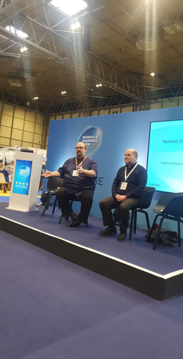 RachelPercy90's tweet photo. Fantastic talk with @graemejdobson and Daniel Sobel at The Schools &amp; Academies Show 2021 #SEND #inclusion #intersectionality https://t.co/gfx6EHRTw7