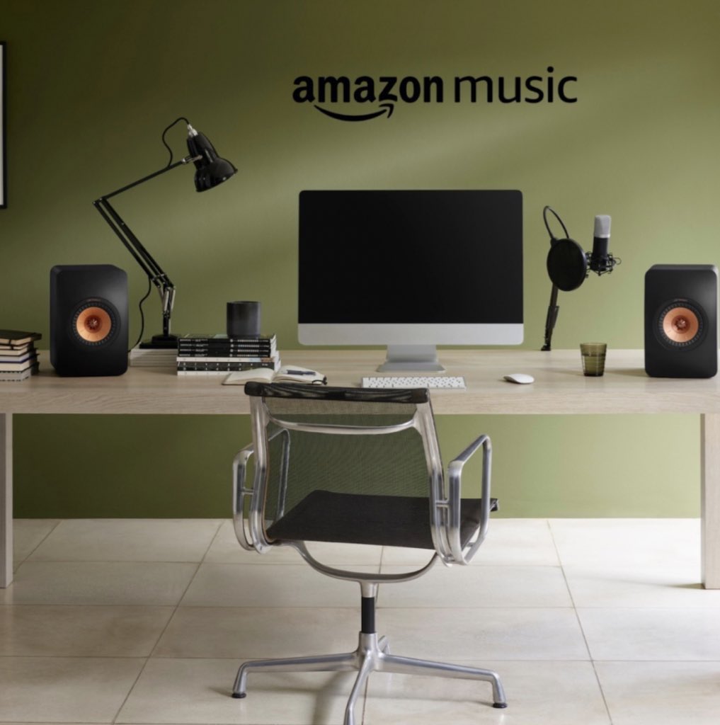 kef_jp's tweet photo. KEF LS50 Wireless IIが更に魅力的に😀Amazon MusicのHDおよびUltra HD Musicに対応し7500万曲以上のHD楽曲+700万曲以上のUltra-HD 楽曲をAmazon Music UnlimitedのシームレスなHDストリーミングをお届けします!詳細はhttps://t.co/0JYNODmx2t #KEF #ls50wireless2 #AmazonMusic https://t.co/pPjyX4KOTH