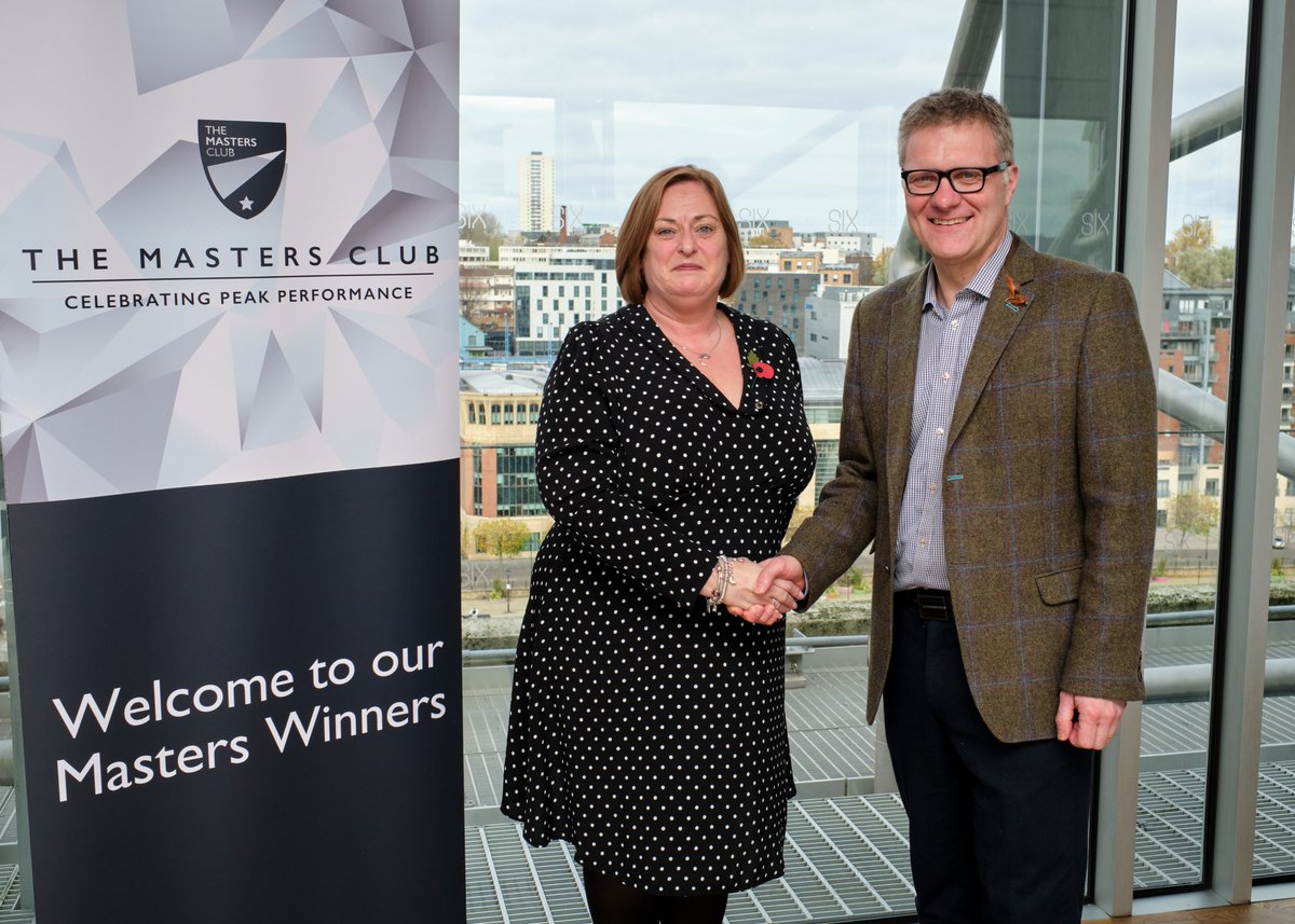 VertuEvents's tweet photo. We finally got to congratulate our 2021 Masters Award Winners in person at lunch with stunning views over the River Tyne and our very first Vertu Motors office.  

Here are just a couple of the winners!
#recognition #reward #achievement #MastersClub

Credit:  Ben Hines Photo https://t.co/KAPVYmhwlg