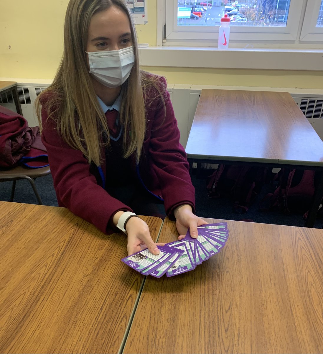 HC_Scotland's tweet photo. In Higher #HamiltonHistory, learners have been learning about the Suffrage campaign for women and the movement in Scotland.  They played Scotland’s Suffrage Top Trumps and watched the award winning film ‘Suffragette’ with Meryl Streep.  
#HamiltonWisdom #HamiltonReflection https://t.co/J9Yq3FOwKq