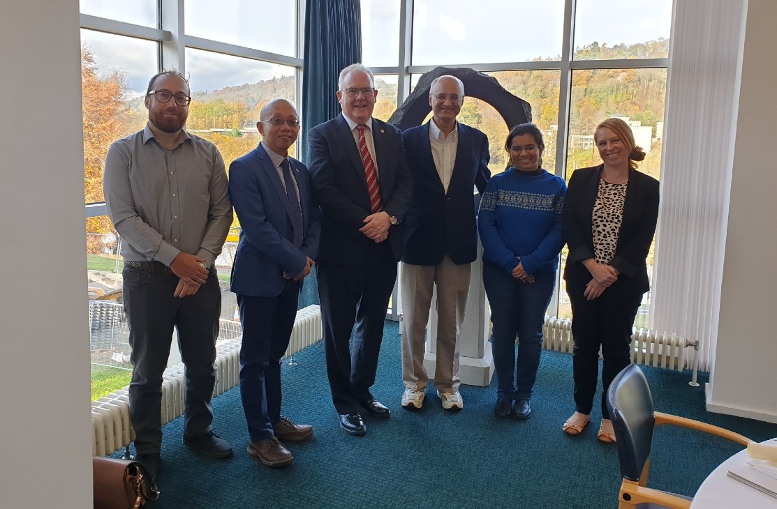 StirUni's tweet photo. During #COP26 and the launch of Scotland's International Environment Centre, we were pleased to host two international delegations on campus: @atree_org and @forestLAB4 Thanks for coming! 🙏 https://t.co/5qYXoRgcwo @ANgomanda @FPambo @StirBES https://t.co/r56fS8SnDa