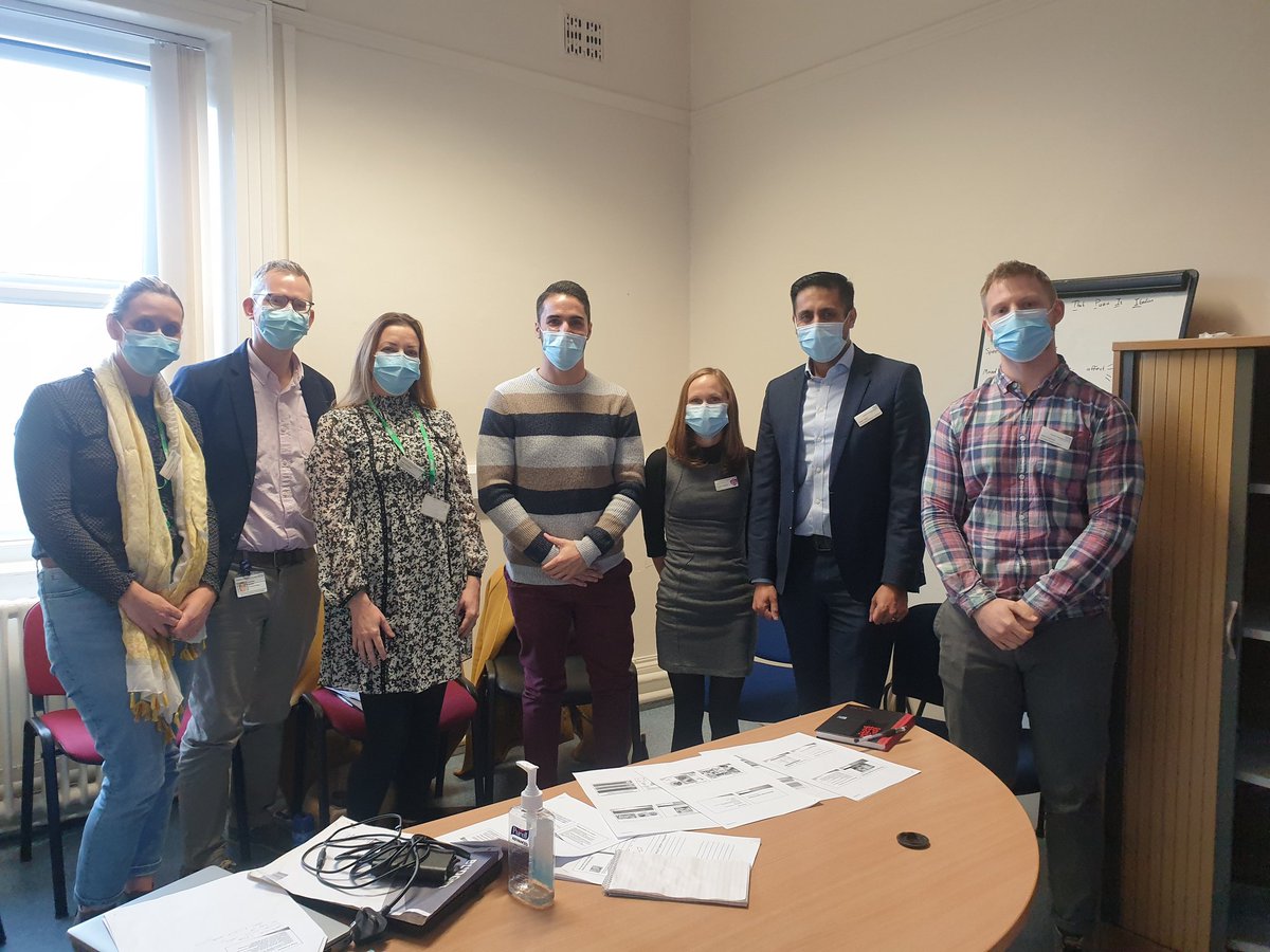 Jackiedietitian's tweet photo. A fantastic morning with @RupAllen and @_Sajaz and some of our @BTHFT Acute team hearing about the improvements and  benefits that investment in @BTHFTDietitians have delivered in gastro,oncology and stroke services
Thanks all https://t.co/fk71TQQ2L8