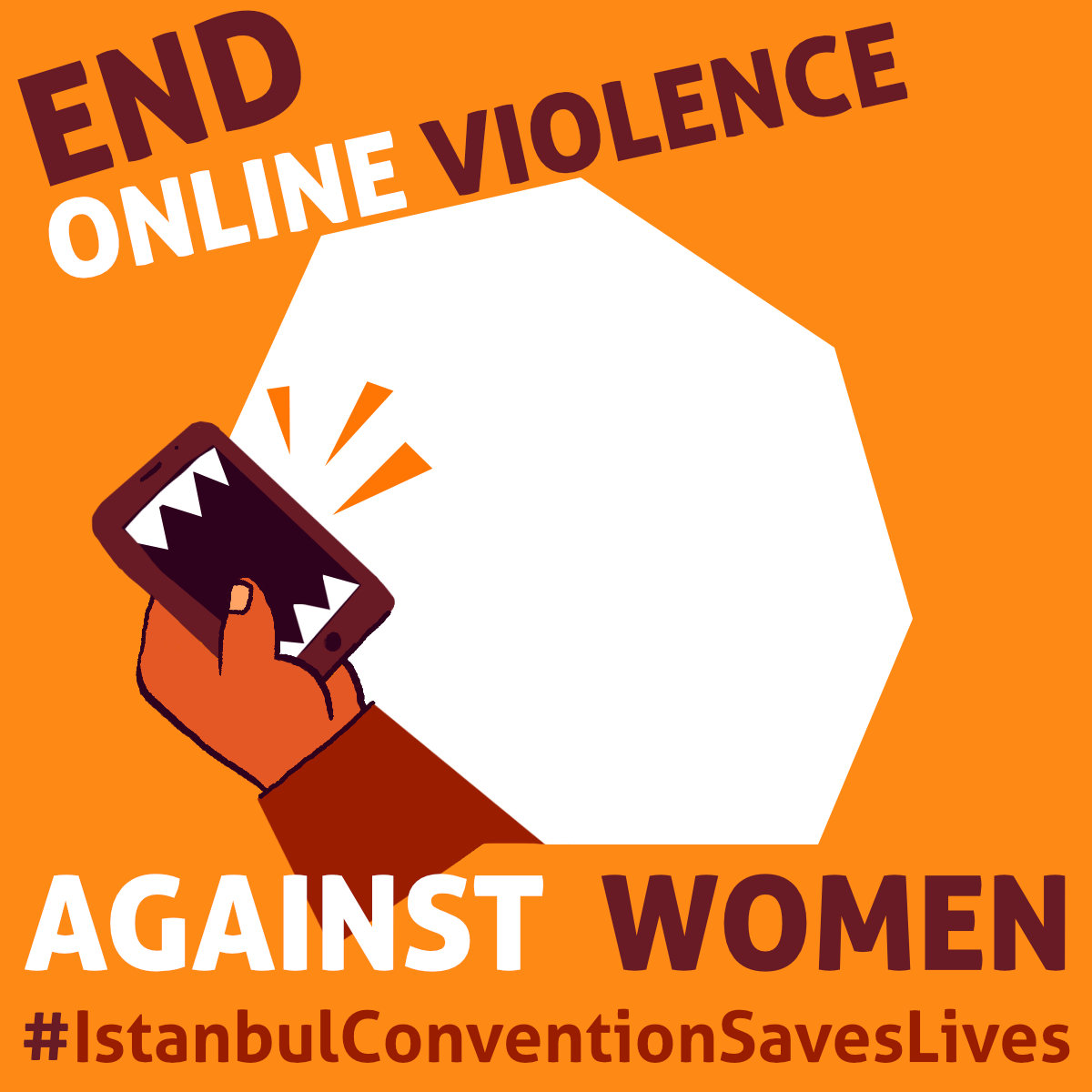 Ahead of the International Day for the Elimination of #ViolenceAgainstWomen, we are asking you to show your support online ✊

"Wear the frame" and help us end online violence against women👩💻❌

We won't stop saying it, the #IstanbulConventionSavesLives

twibbonize.com/end-online-vio…