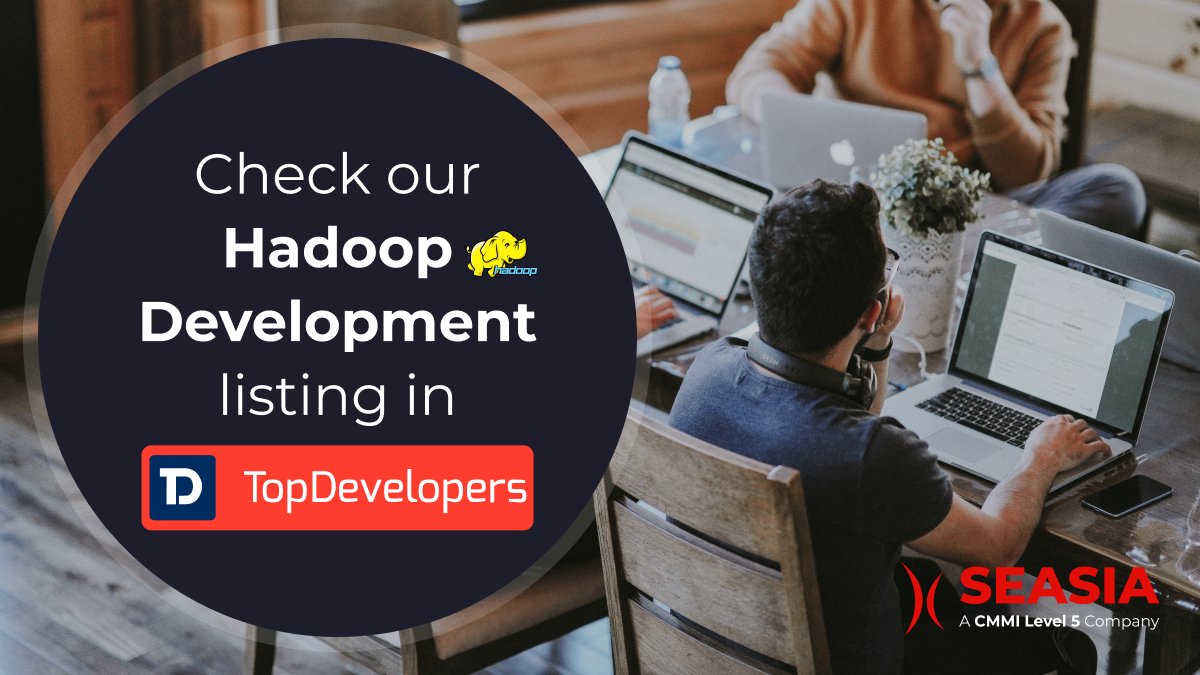 Seasiainfotech's tweet image. 💁Hadoop #Development is rare, and you can get it here!
We are happy to announce that we got listed in the top #HadoopDevelopment companies by @TopDevelopersCo . Send us your requirements! We’ll happily serve you! 🥳
Check out here 👉 bit.ly/3wV3UPQ
#Hadoop