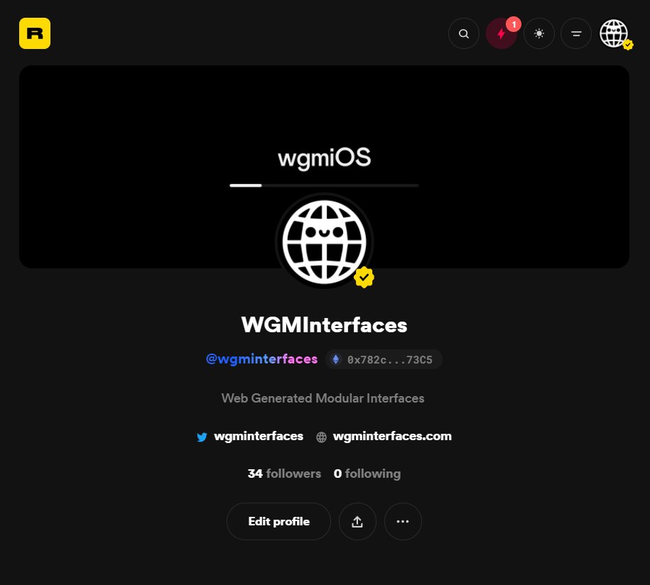 WGMInterfaces's tweet photo. We're dropping something special on @rarible in the next week or so, we'll update this thread with further details over the next couple of days. https://t.co/MWvSGmsV0h 💛◡💛 https://t.co/mB1osr8ZZL