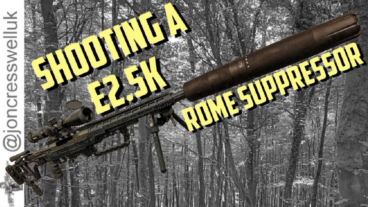 joncresswelluk's tweet photo. New video coming this Sunday on my YouTube channel https://t.co/kME2jlilPF subscribe so you don’t miss it! #victrixarmaments #rome #suppressor #375cheytac https://t.co/cyBUOwAYKZ