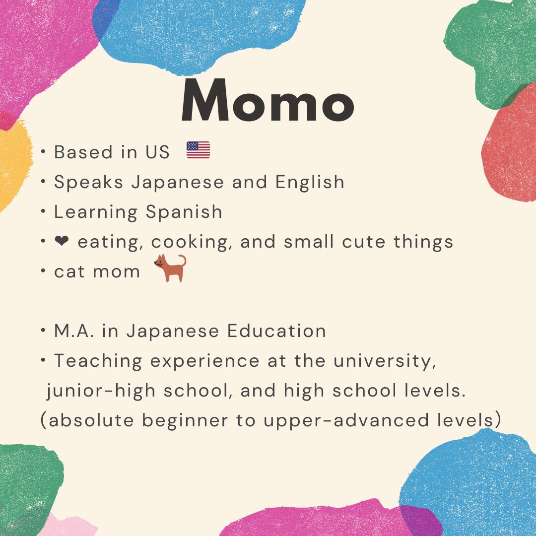 ToiroJapanese's tweet image. 🐰Who is Toiro? 🐱

We’d like to introduce little bit about ourselves before the coming up events, Toiro Japanese Talk Cafe on Twitter Space🍵

We’re excited to talk with you! 🥰