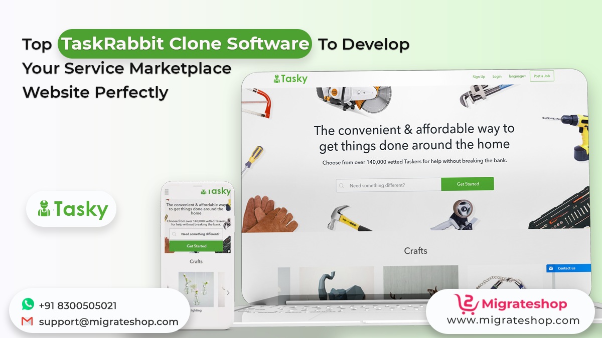 migrateshop's tweet image. Top TaskRabbit Clone Software To Develop Your Service Marketplace Website Perfectly
Click Here: bit.ly/2Rf5eML
#taskrabbit #taskrabbitclone #taskrabbitclonescript #taskrabbitcloneservicescript #taskrabbitcloneapp #service #servicemarketplacewebsite #migrateshop