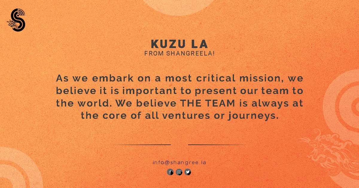 shangreelaBT's tweet photo. Kuzu la from Shangreela! 
Beginning tomorrow, we will be introducing our team members. Please stay tuned to meet our folks la. 
.
.
.
#shangreela #shangreelabhutan #bhutan #announcement #employeeprofile #staytuned https://t.co/qTN1hgzZ2B