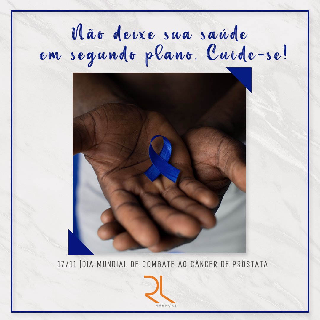 rlmarmore's tweet photo. Na luta contra o câncer, seja um campeão. Todos juntos em defesa da prevenção. 💙

Quanto mais cedo for diagnosticado, mais fácil de tratar. 

Consulte seu urologista regularmente!

#RLMármore #DiaMundialdeCombateaoCâncerdePróstata https://t.co/l4Rrz2YXtZ