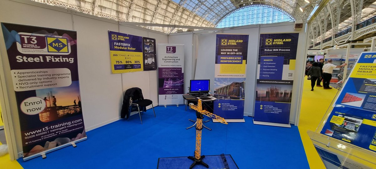 midland_steel's tweet photo. #londonbuild is on! Come visit us at stand C64 and let’s talk about innovative offsite modular reinforcement and our new digital solution for ordering cut and bend rebar!
Check it out here:
https://t.co/uYvYbOxvWI
#FasterFix #Modular #Rebar https://t.co/zG3s9e99SK