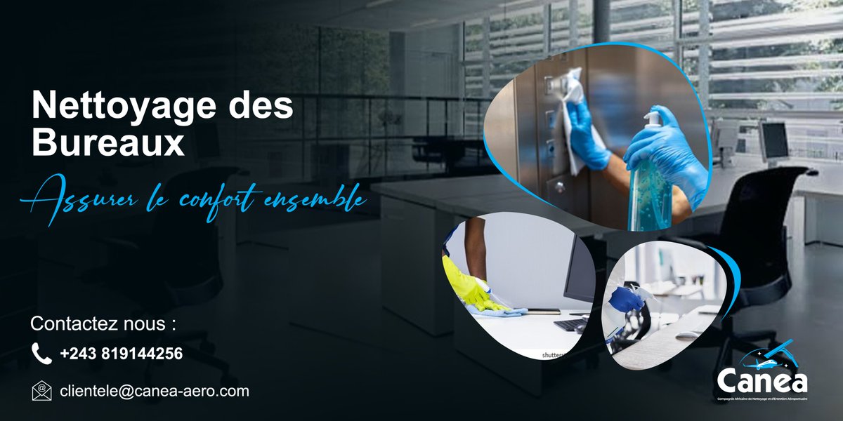 Confort, admiration et productivité. Le concret du vrai nettoyage est rendu accessible avec CANEA.

Contactez-nous pour plus d’infos :
clientele@canea-aero.com
+243 819644256
canea-aero.com