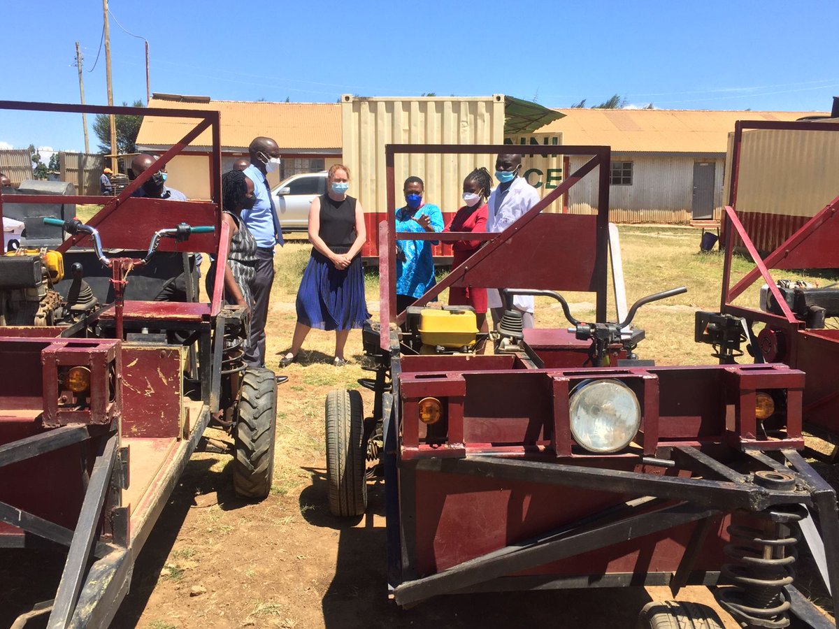 Tumaini Innovation Center (@tumainicenter) on Twitter photo The Tumaini-assembled PUPs intended to help the community transport their Agricultural produce.
<a href="/UKinKenya/">UK in Kenya 🇬🇧🇰🇪</a> <a href="/emmychirchir/">EmmyChirchir</a> <a href="/jordankyongo/">Jordan Kyongo</a> The Tumaini-assembled PUPs intended to help the community transport their Agricultural produce.
<a href="/UKinKenya/">UK in Kenya 🇬🇧🇰🇪</a> <a href="/emmychirchir/">EmmyChirchir</a> <a href="/jordankyongo/">Jordan Kyongo</a>