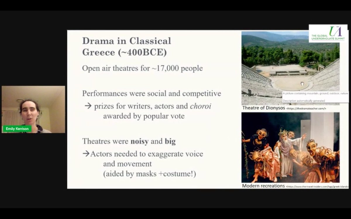 Our Global Winner of the Classical Studies &amp; Archaeology category, Emily Kerrison from <a href="/Sydney_Uni/">University of Sydney</a> presents her winning work titled “Role doubling with Tecmessa in Sophocles’ Aias”.