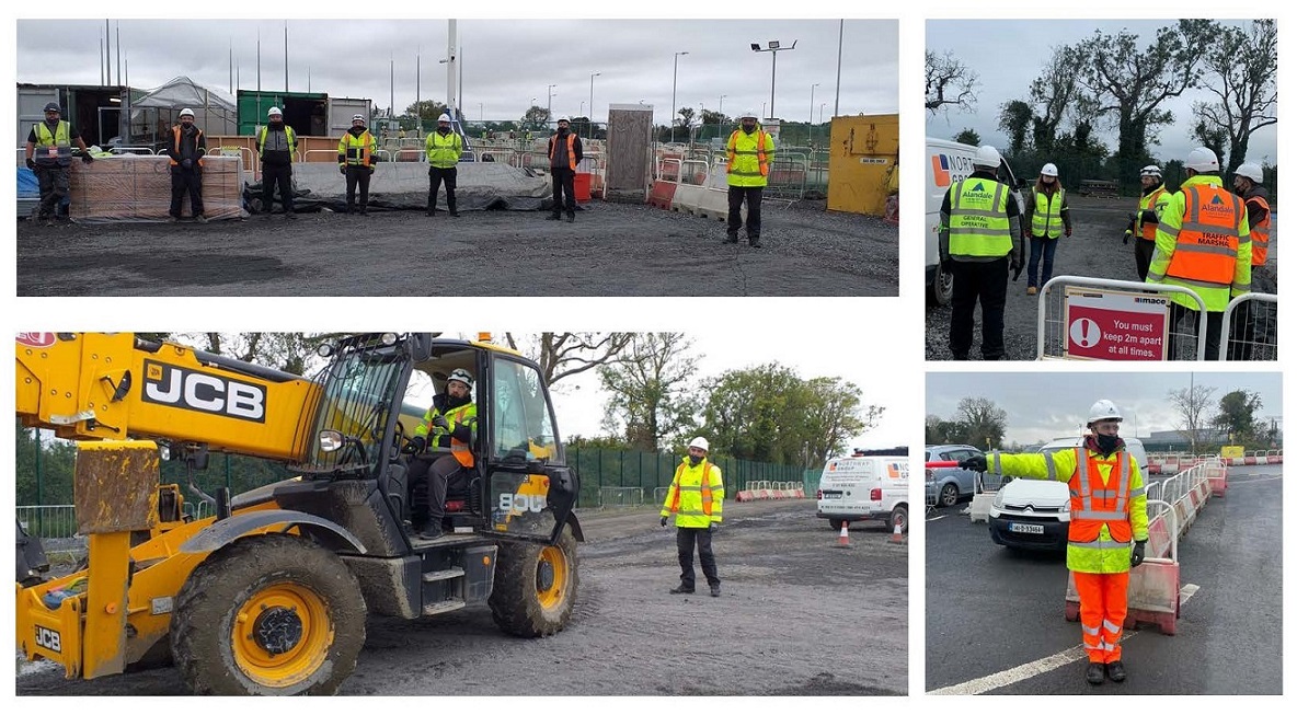 AlandaleUk's tweet photo. Our #trafficmanagement team in Dublin have just completed our #CLOCS Approved Site Access Traffic Marshal training to ensure they have the required skills and knowledge to undertake the important role of directing vehicles safely and reducing #roadrisk
#logistics #safetyculture https://t.co/vCIODSeE7A