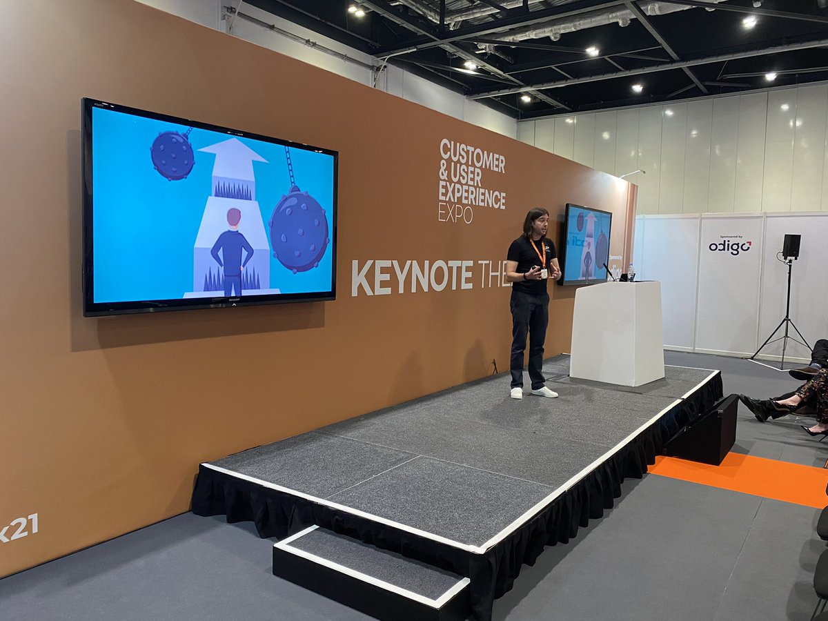 Over at the Keynote Theatre, Putting Customers &amp; colleagues
at the heart of your technology transformation session has now started with speaker, Phil Anderson, Director at The Forum.
#CUXexpo21