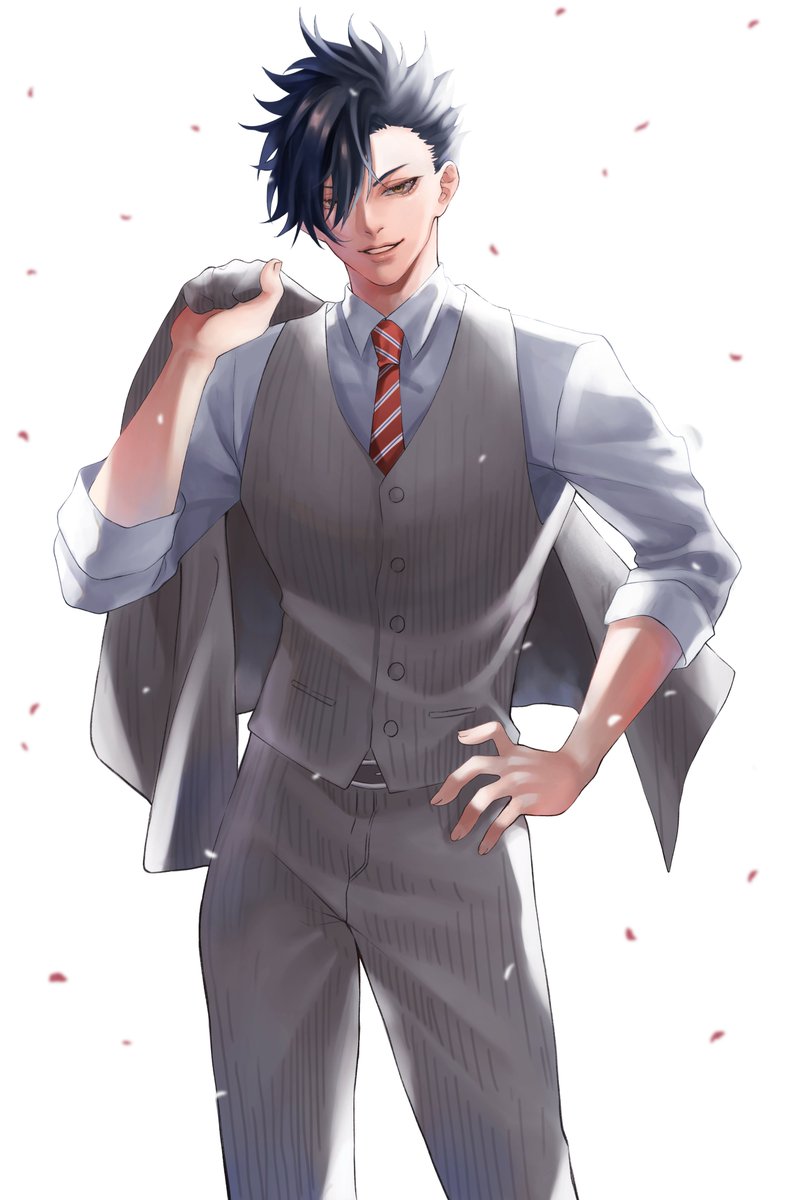 Commission to happy birthday Kuroo ❤️❤️
#黒尾鉄朗誕生祭2021 
#黒尾鉄朗生誕祭2021
#ハイキュー