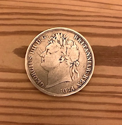 DeixisPress's tweet photo. Post a photo of yourself on Twitter, Insta, or Facebook dressed as a NAMED character from Some Rise By Sin with hashtag #SomeRiseBySilver for a chance to win this silver crown from 1821--just like Sammy and Facey would have used. Winner + 2 runners-up will also get the audiobook! https://t.co/7uxPlQIySH