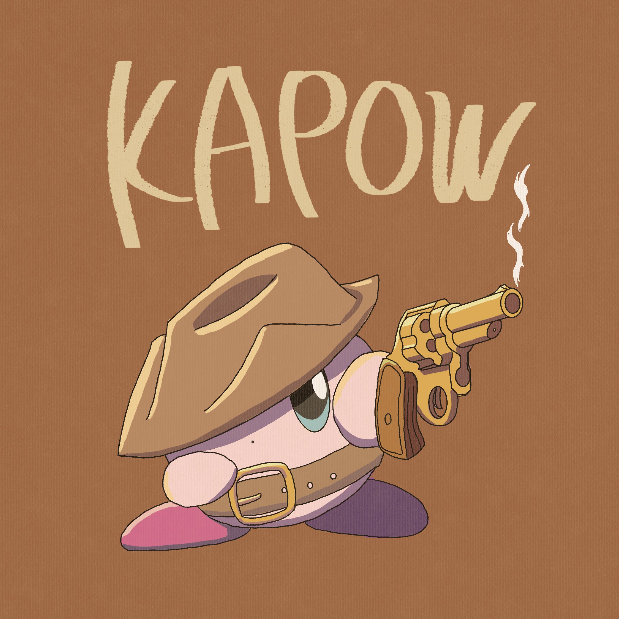 とねちっち ガンマンカービィ カービィ イラスト 絵描きさんと繋がりたい 銃 Gun 西部劇 Kirby レトロ Illustration T Co Tthkqsw5iv Twitter