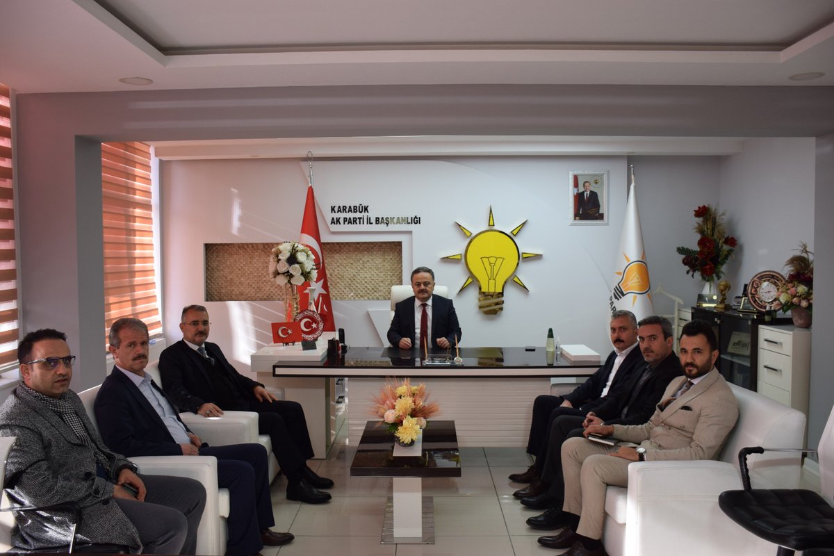 Av. Bülent YAĞMUR (@bulentyagmurr) on Twitter photo 🗓️ 17 Kasım 2021
🕚 13.30 - 15.30
📍 Karabük
AK Parti Karabük İl Başkanlığımızda istişare ve değerlendirme toplantımızı gerçekleştirdik.
<a href="/aliihsanyavuz54/">Ali İhsan YAVUZ</a> <a href="/GMsecimisleri/">AK Parti Genel Merkez Seçim İşleri Başkanlığı</a> <a href="/avismailaltinoz/">İsmail Altınöz</a> <a href="/STombul/">SALİH TOMBUL</a> @emincagatayy 🗓️ 17 Kasım 2021
🕚 13.30 - 15.30
📍 Karabük
AK Parti Karabük İl Başkanlığımızda istişare ve değerlendirme toplantımızı gerçekleştirdik.
<a href="/aliihsanyavuz54/">Ali İhsan YAVUZ</a> <a href="/GMsecimisleri/">AK Parti Genel Merkez Seçim İşleri Başkanlığı</a> <a href="/avismailaltinoz/">İsmail Altınöz</a> <a href="/STombul/">SALİH TOMBUL</a> @emincagatayy