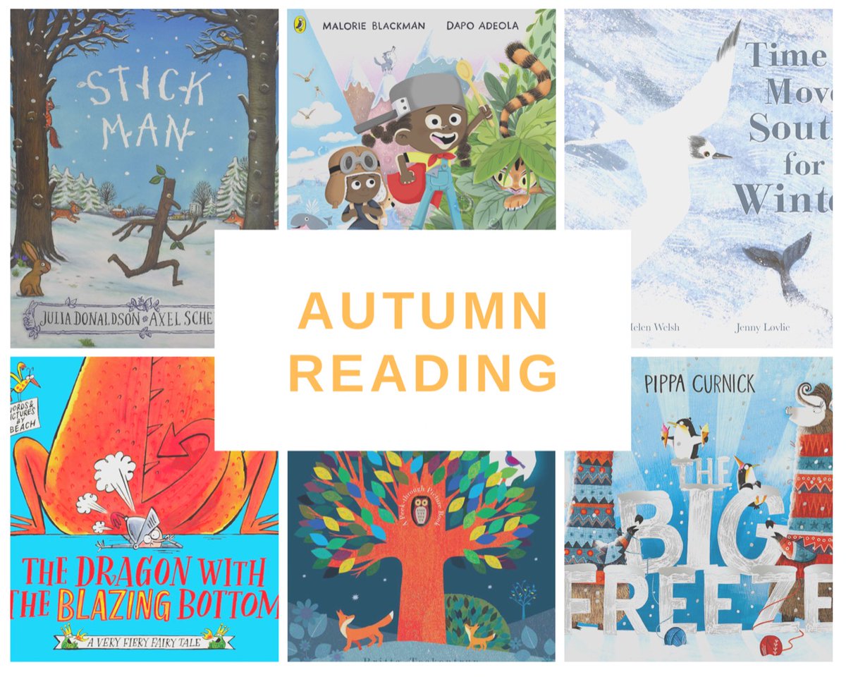 Autumn 🍂🍁🍄is the perfect time to snuggle up & read - so we have chosen our favourite seasonal books (some new and some classic!) by a truly outstanding bunch of authors and illustrators: bit.ly/3FsQIF1....