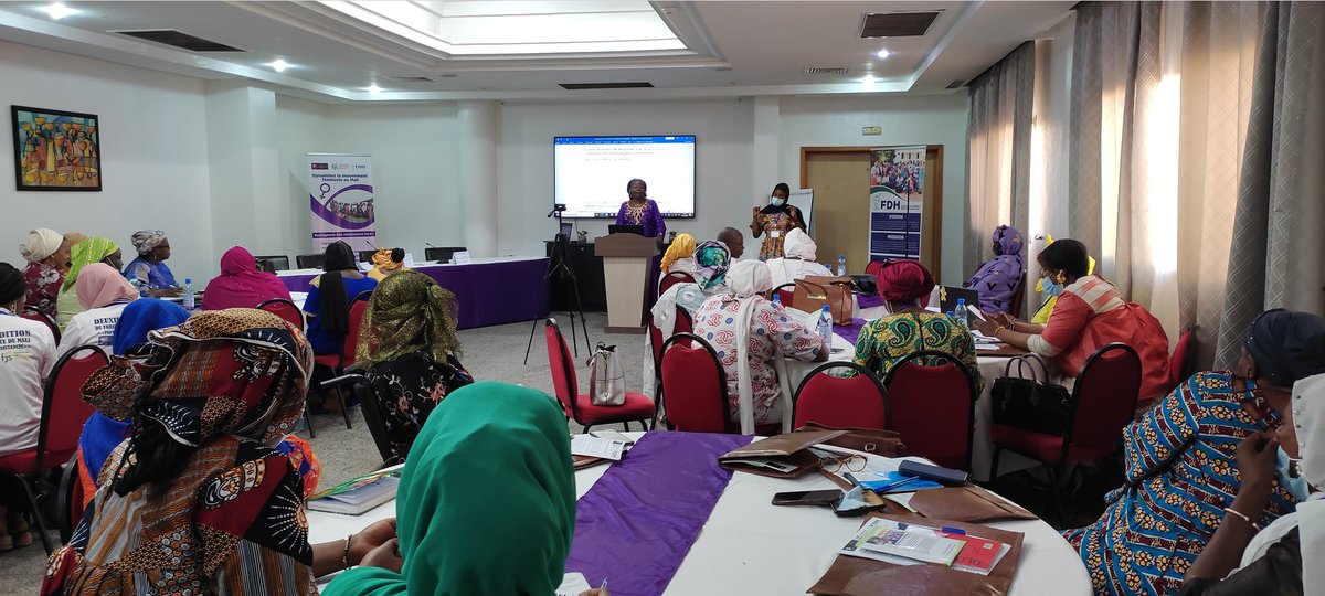AissataBocoum20's tweet photo. Forum Féministe du Mali, du 17 au 19 Novembre 2021 au grand hôtel. Ce forum est un cadre d'échange et de partage d'expérience, d'interation, de partage fructueux.
#FFM
#FDH
#FENACOF
#EWA_MALI https://t.co/mEwFz6hPU7