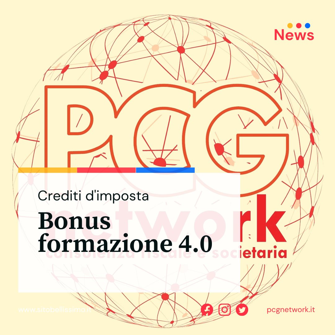 NetworkPcg's tweet image. Il D.M. 6/10/2021 del Mise ha approvato il modello di comunicazione dei dati riguardanti credito d'imposta per spese di formazione 4.0
Lente d'ingrandimento verso sinistra per info pcgnetwork.it/bonus-formazio…
#crediti #bonus #formazione #4.0 #fisco